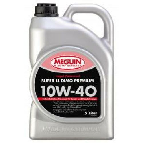 6868 Meguin НС-синт. мот.масло Megol Motorenoel Super LL DIMO Premium 10W-40 CI-4 E4/E7 (5л) - 5 л 6868 Meguin НС-синт. мот.масло Megol Motorenoel Super LL DIMO Premium 10W-40 CI-4 E4/E7 (5л) - 5 л