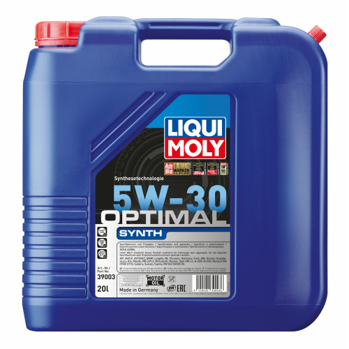 39003 LiquiMoly НС-синт. мот.масло Optimal HT Synth 5W-30 A3/B4 (20л) - 20 л 39003 LiquiMoly НС-синт. мот.масло Optimal HT Synth 5W-30 A3/B4 (20л) - 20 л