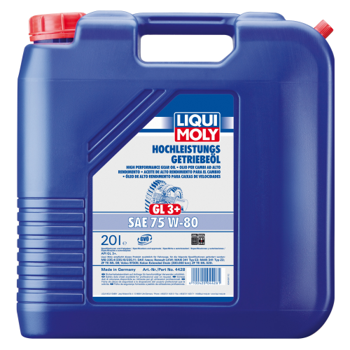 4428 LiquiMoly НС-синт. тр.масло Hochleistungs-Getrieb. 75W-80 GL-3+ (20л) - 20 л 4428 LiquiMoly НС-синт. тр.масло Hochleistungs-Getrieb. 75W-80 GL-3+ (20л) - 20 л