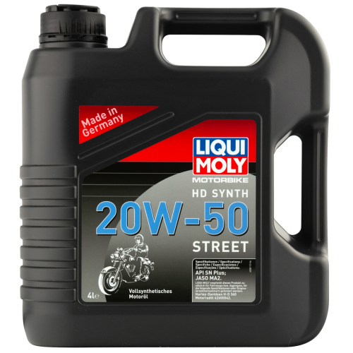 3817 LiquiMoly Синт-ое мот.масло д/4-т.мотоц. Motorbike HD Synth Street 20W-50 SN Plus MA2 (4л) - 4 л 3817 LiquiMoly Синт-ое мот.масло д/4-т.мотоц. Motorbike HD Synth Street 20W-50 SN Plus MA2 (4л) - 4 л