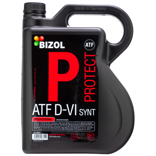 28311 BIZOL НС-синт. тр.масло д/АКПП Protect ATF D-VI Synt (5л) - 5 л 28311 BIZOL НС-синт. тр.масло д/АКПП Protect ATF D-VI Synt (5л) - 5 л