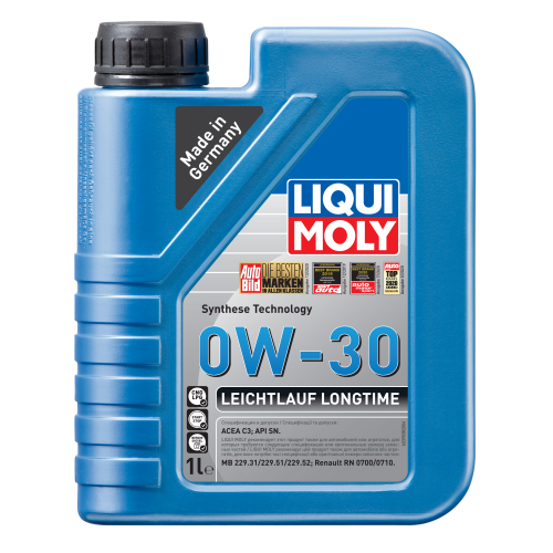 39038 LiquiMoly Синт. мот.масло Leichtlauf Longtime 0W-30 SN C3 (1л) - 1 л