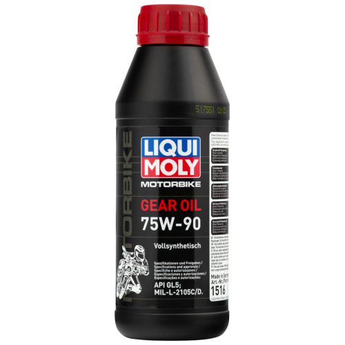 7589 LiquiMoly Синт. тр.масло д/мотоц. Motorbike Gear Oil 75W-90 GL-5 (0,5л) - 0,5 л 7589 LiquiMoly Синт. тр.масло д/мотоц. Motorbike Gear Oil 75W-90 GL-5 (0,5л) - 0,5 л