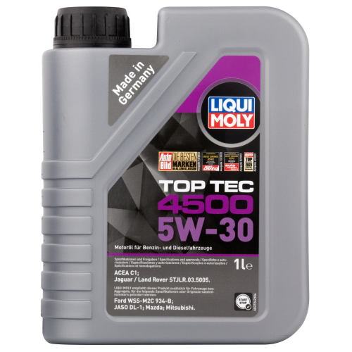 2317 LiquiMoly НС-синт. мот.масло Top Tec 4500 5W-30 C1 (1л) - 1 л 2317 LiquiMoly НС-синт. мот.масло Top Tec 4500 5W-30 C1 (1л) - 1 л
