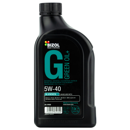 Синтетическое моторное масло Green Oil+ 5W-40 - 1 л Синтетическое моторное масло Green Oil+ 5W-40 - 1 л