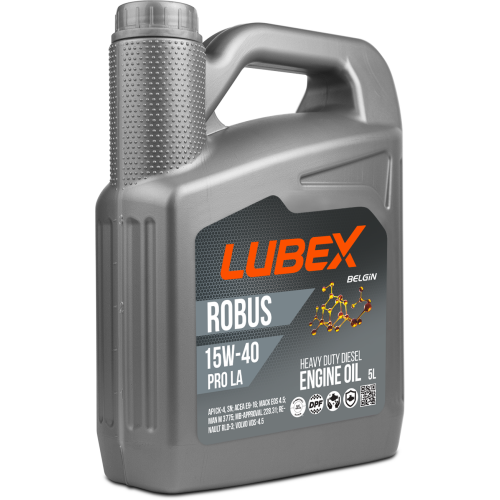 L019-0779-0405 LUBEX Мин. мот.масло ROBUS PRO LA 15W-40 CK-4/SN Plus/CI-4/CJ-4 E9 (5л) - 5 л L019-0779-0405 LUBEX Мин. мот.масло ROBUS PRO LA 15W-40 CK-4/SN Plus/CI-4/CJ-4 E9 (5л) - 5 л