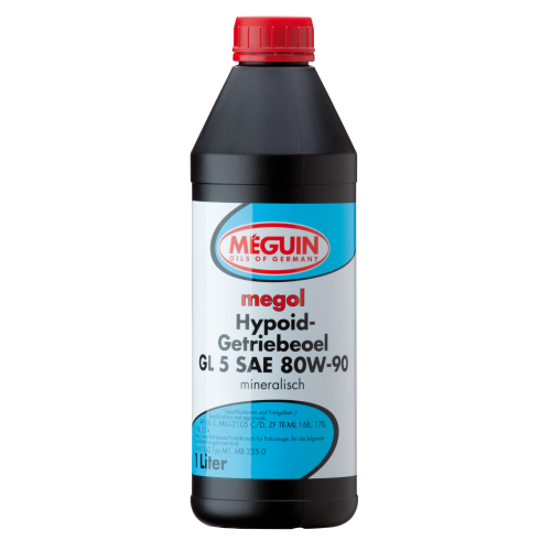 4868 Meguin Мин. тр.масло Megol Hypoid-Getriebeoel 80W-90 GL-5 (1л) - 1 л 4868 Meguin Мин. тр.масло Megol Hypoid-Getriebeoel 80W-90 GL-5 (1л) - 1 л