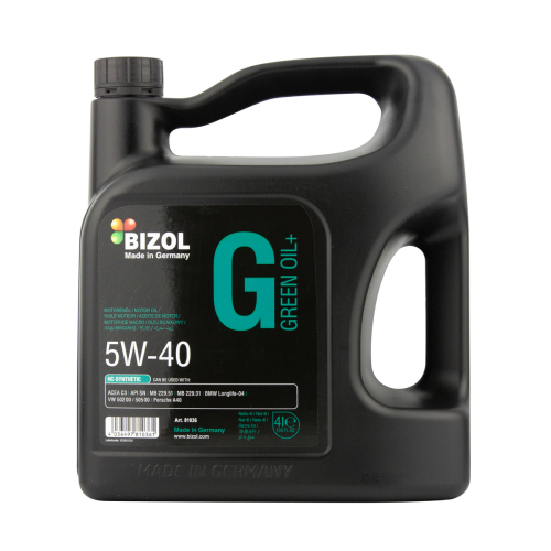 81036 BIZOL НС-синт. мот.масло Green Oil+ 5W-40 SN C3 (4л) - 4 л 81036 BIZOL НС-синт. мот.масло Green Oil+ 5W-40 SN C3 (4л) - 4 л
