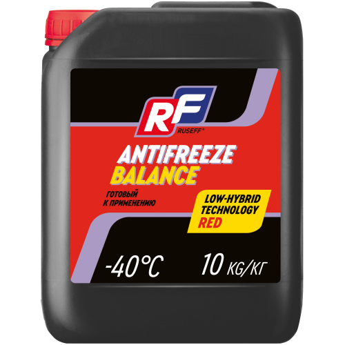 17485N RUSEFF Антифриз ANTIFREEZE Balance красн. (10кг) - 10 кг 17485N RUSEFF Антифриз ANTIFREEZE Balance красн. (10кг) - 10 кг
