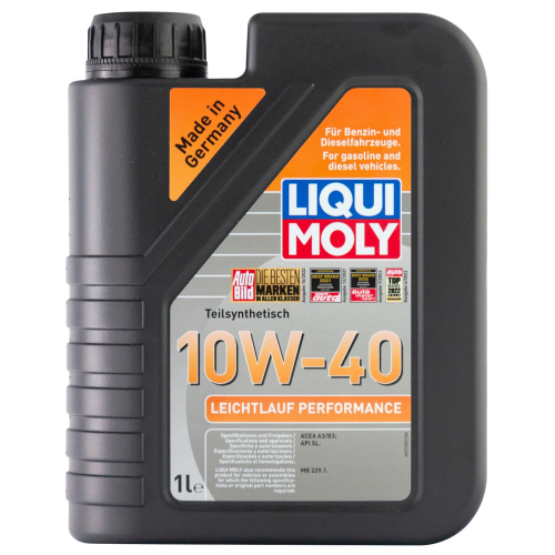 2338 LiquiMoly П/с. мот.масло Leichtlauf Performance 10W-40 SL A3/B3 (1л) - 1 л 2338 LiquiMoly П/с. мот.масло Leichtlauf Performance 10W-40 SL A3/B3 (1л) - 1 л