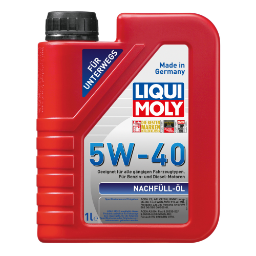 8027 LiquiMoly НС-синт. мот.масло Nachfull Oil 5W-40 CF/SN C3 (1л) - 1 л 8027 LiquiMoly НС-синт. мот.масло Nachfull Oil 5W-40 CF/SN C3 (1л) - 1 л