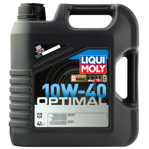 3930 LiquiMoly П/с. мот.масло Optimal 10W-40 CF/SL A3/B3 (4л) - 4 л 3930 LiquiMoly П/с. мот.масло Optimal 10W-40 CF/SL A3/B3 (4л) - 4 л