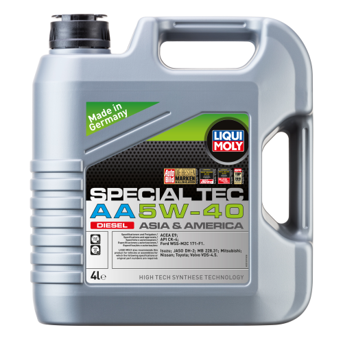 21331 LiquiMoly НС-синт. мот.масло Special Tec AA Diesel 5W-40 CK-4 E9 (4л) - 4 л 21331 LiquiMoly НС-синт. мот.масло Special Tec AA Diesel 5W-40 CK-4 E9 (4л) - 4 л