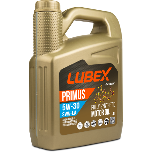 L034-1334-0404 LUBEX Синт-ое мот.масло PRIMUS SVW-LA 5W-30 SN C3 (4л) - 4 л L034-1334-0404 LUBEX Синт-ое мот.масло PRIMUS SVW-LA 5W-30 SN C3 (4л) - 4 л