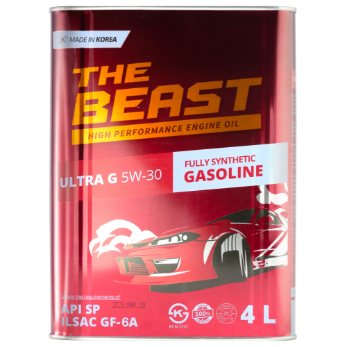 E0104L04U1 THE BEAST Синт-ое мот.масло ULTRA G 5W-30 (4л) - 4 л E0104L04U1 THE BEAST Синт-ое мот.масло ULTRA G 5W-30 (4л) - 4 л