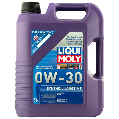 8977 LiquiMoly Синт-ое мот.масло Synthoil Longtime 0W-30 SM A3/B4 (5л) - 5 л 8977 LiquiMoly Синт-ое мот.масло Synthoil Longtime 0W-30 SM A3/B4 (5л) - 5 л