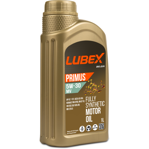 L034-1324-1201 LUBEX Синт-ое мот.масло PRIMUS MV 5W-30 CF/SL A3/B4 (1л) - 1 л L034-1324-1201 LUBEX Синт-ое мот.масло PRIMUS MV 5W-30 CF/SL A3/B4 (1л) - 1 л