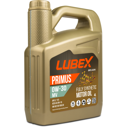 L034-1619-0404 LUBEX Синт-ое мот.масло PRIMUS MV 0W-30 CF/SL A3/B4 (4л) - 4 л