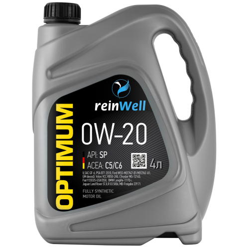 Моторное масло 0W-20 API: SP; ACEA: C5,C6 - 4 л