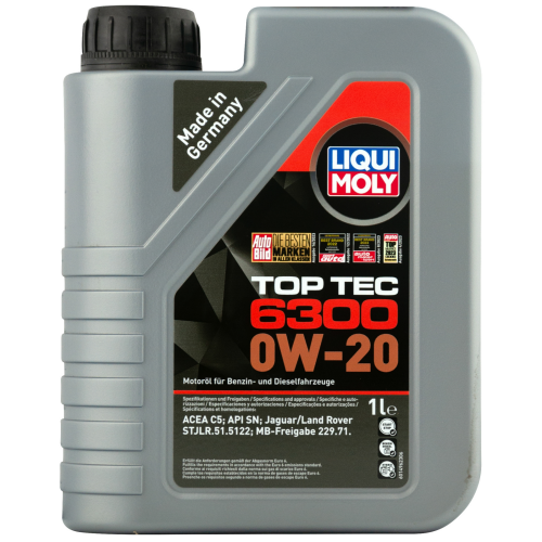 21216 LiquiMoly НС-синт. мот.масло Top Tec 6300 0W-20 SN C5 (1л) - 1 л 21216 LiquiMoly НС-синт. мот.масло Top Tec 6300 0W-20 SN C5 (1л) - 1 л