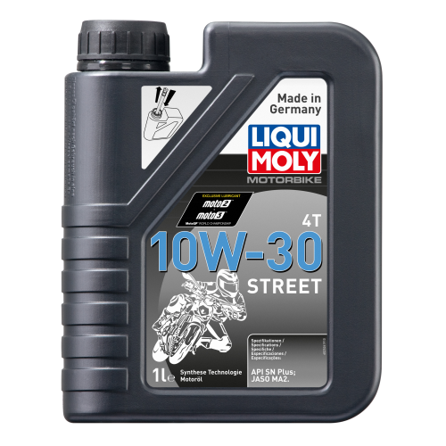 2526 LiquiMoly НС-синт. мот.масло д/4-т.мотоц. Motorbike 4T Street 10W-30 SN Plus MA2 (1л) - 1 л 2526 LiquiMoly НС-синт. мот.масло д/4-т.мотоц. Motorbike 4T Street 10W-30 SN Plus MA2 (1л) - 1 л