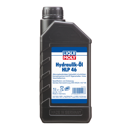 1117 LiquiMoly Мин. гидр.масло Hydraulikoil HLP 46 (1л) - 1 л