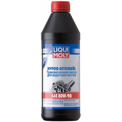 3924 LiquiMoly Мин. тр.масло Hypoid-Getriebeoil 80W-90 GL-5 (1л) - 1 л 3924 LiquiMoly Мин. тр.масло Hypoid-Getriebeoil 80W-90 GL-5 (1л) - 1 л