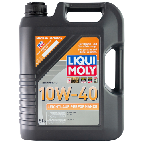 2536 LiquiMoly П/с. мот.масло Leichtlauf Performance 10W-40 SL A3/B3 (5л) - 5 л 2536 LiquiMoly П/с. мот.масло Leichtlauf Performance 10W-40 SL A3/B3 (5л) - 5 л
