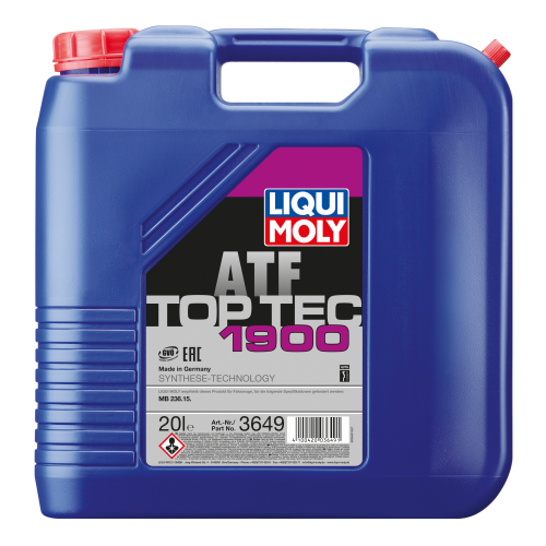 3649 LiquiMoly НС-синт. тр.масло д/АКПП Top Tec ATF 1900 (20л) - 20 л 3649 LiquiMoly НС-синт. тр.масло д/АКПП Top Tec ATF 1900 (20л) - 20 л
