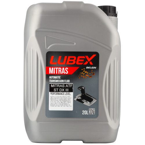 L020-0876-0020 LUBEX П/с. тр.масло д/АКПП MITRAS ATF ST DX III (20л) - 20 л L020-0876-0020 LUBEX П/с. тр.масло д/АКПП MITRAS ATF ST DX III (20л) - 20 л