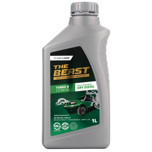 E0201L01U1 THE BEAST Синт-ое мот.масло TURBO D C3 5W-30 (1л) - 1 л E0201L01U1 THE BEAST Синт-ое мот.масло TURBO D C3 5W-30 (1л) - 1 л