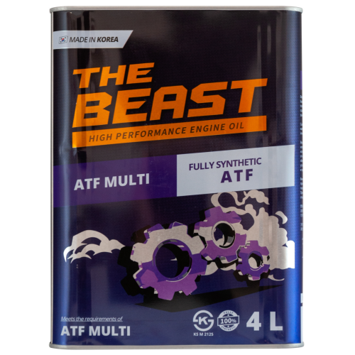 E0607L04U1 THE BEAST Синт-ое тр.масло ATF MULTI (4л) - 4 л E0607L04U1 THE BEAST Синт-ое тр.масло ATF MULTI (4л) - 4 л