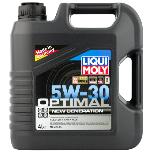 39031 LiquiMoly НС-синт. мот.масло Optimal New Generation 5W-30 SN Plus C2/C3 (4л) - 4 л