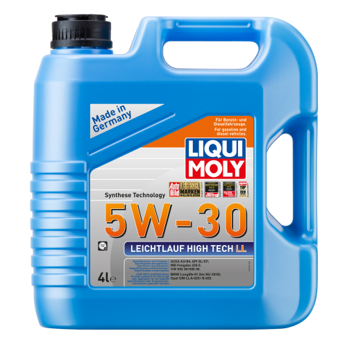 39006 LiquiMoly НС-синт. мот.масло Leichtlauf High Tech LL 5W-30 CF/SL A3/B4 (4л) - 4 л 39006 LiquiMoly НС-синт. мот.масло Leichtlauf High Tech LL 5W-30 CF/SL A3/B4 (4л) - 4 л