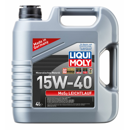 1949 LiquiMoly Мин. мот.масло MoS2 Leichtlauf 15W-40 (4л) - 4 л 1949 LiquiMoly Мин. мот.масло MoS2 Leichtlauf 15W-40 (4л) - 4 л