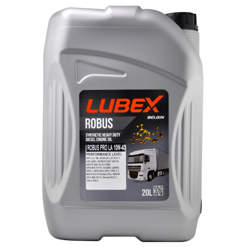 L019-0778-0020 LUBEX Синт-ое мот.масло ROBUS PRO LA 10W-40 CK-4/CI-4/CJ-4/SN E9 (20л) - 20 л L019-0778-0020 LUBEX Синт-ое мот.масло ROBUS PRO LA 10W-40 CK-4/CI-4/CJ-4/SN E9 (20л) - 20 л