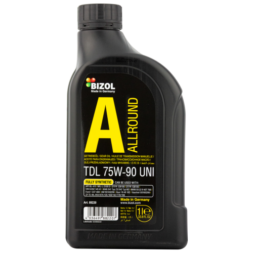 Синтетическое трансмиссионное масло Allround Gear Oil TDL 75W-90 UNI - 1 л Синтетическое трансмиссионное масло Allround Gear Oil TDL 75W-90 UNI - 1 л