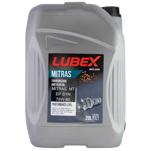 L020-0900-0020 LUBEX Синт-ое тр.масло MITRAS MT EP SYN 75W-80 GL-4 (20л) - 20 л L020-0900-0020 LUBEX Синт-ое тр.масло MITRAS MT EP SYN 75W-80 GL-4 (20л) - 20 л