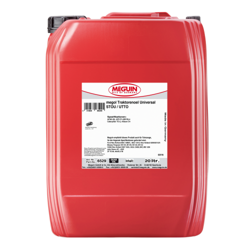6529 Meguin Мин. тр.масло д/тракт, Megol Traktorenoel Universal STOU/UTTO 10W-30 CF-4/SF/GL-4 E2 (20л) - 20 л 6529 Meguin Мин. тр.масло д/тракт, Megol Traktorenoel Universal STOU/UTTO 10W-30 CF-4/SF/GL-4 E2 (20л) - 20 л