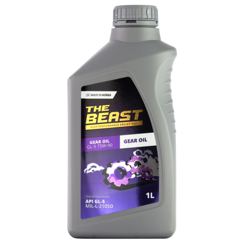 E0606L01U1 THE BEAST Синт-ое тр.масло GEAR-OIL GL-5 75W-90 (1л) - 1 л E0606L01U1 THE BEAST Синт-ое тр.масло GEAR-OIL GL-5 75W-90 (1л) - 1 л