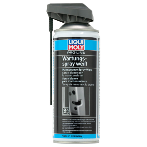 7387 LiquiMoly Грязеотталкивающая белая смазка Pro-Line Wartungs-Spray weiss (0,4л) - 0,4 л 7387 LiquiMoly Грязеотталкивающая белая смазка Pro-Line Wartungs-Spray weiss (0,4л) - 0,4 л
